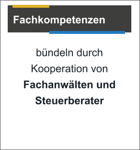 Fachkompetenzen bündeln durch Kooperation von Fachanwälten und Steuerberater