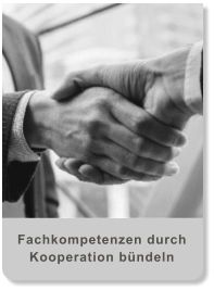 Fachkompetenzen durch Kooperation bündeln
