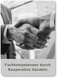 Fachkompetenzen durch Kooperation bündeln